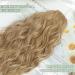 MORICHY Highlights Ponytail Extension 18inch Claw Clips in Ponytail Hair Extension for Women Mix Blonde Curly Hair Synthetic Pony Tail Hairpiece for Women Daily Use party 18Inch Dirty Blonde with Brown Highlights - Buy Online on SooperMarket.com
