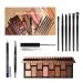 All in One Professional Makeup Kit for Women Girls Holiday Makeup Gift Sets Xmas Essential Bundle Include Eyeshadow Palette Lipstick Blush Concealer Eyeliner Mascara Brush Eyebrow Pencil SET004A