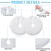 28 Pack Abdominal G Tube Pads - Soft, Absorbent, White Cotton Covers for Feeding Tube - Peg Tube Supplies & Nursing Care Accessories - Buy Online on SooperMarket.com