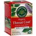 Traditional Medicinals Organic Throat Coat Herbal Tea - 16 Bags | Caffeine-Free - Buy Online on SooperMarket.com