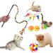 SUPJADE Cat Kitten Toys Interactive-Feather-Toys- 37Pcs Kitten Mice Toys Sets for Indoor Cats Kitten Tunnel Mice Mouse Wand Springs Teaser Toys Kitty (1#) - Buy Online on SooperMarket.com