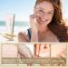 Sunscreen SPF 50+ Sun Cream with Rice + Probiotics Moisturizing Suncream Sun Lotion for Face Body UVA&UVB Protetion Refreshing Non-Greasy No White Cast with Rice Extracts 2 * 50ml 1 - Buy Online on SooperMarket.com