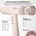 Buy Slopehill 2000W Ionic Hair Dryer - Professional Lightweight Pink Blow Dryer for Women | High Speed Salon Quality Travel Hairdryer - Buy Online on SooperMarket.com