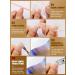Kalolary 20PCS Luminous Glitter Gel Nail Polish Strips - Glow in the Dark Waterproof Nail Wrap Stickers (White) - Includes Nail File and Stick - Buy Online on SooperMarket.com