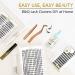 72 B&Q D Curl Cluster Lashes | Natural DIY Soft Eyelash Extensions - 12mm D-12 UK-FD-B48 - Buy Online on SooperMarket.com