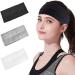 8cm Wide Black Headband for Women White Gray Stretchy Jersey Hair Band for Yoga Makeup Running (black+white+light gray) - Buy Online on SooperMarket.com