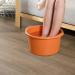 Colcolo Foot Bath & Spa Pool - Durable Foot Soak Bucket with Handles for Home Pedicure - 27.9 x 19.1 cm Orange - Buy Online on SooperMarket.com