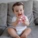 Buy Silicone Teething Bite Ring for Babies - 2-Pack | Toddler Teeth Relief | Perfect Shower Gifts - Green & Pink - Buy Online on SooperMarket.com