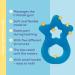 Dentistar Bei ring 2 Set - Baby Teether for 3 Months+ - Soft Dental Aid & Massage Ring - Made in Germany - Blue - Buy Online on SooperMarket.com