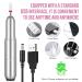 Saviland Portable Electric Nail Drill Machine - 20000 RPM USB Nail File Kit for Manicure Home Salon Use - Includes 7 Nail Drill Bits and 51 Sanding Bands - Silvery - Buy Online on SooperMarket.com