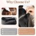 KooKaStyle Dark Brown 20 Inch Long Wavy Clip-in Hair Extensions for Women - 4pcs Thick Hairpiece for Full Head - Buy Online on SooperMarket.com
