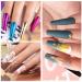 Senvenski Nail Foil Glue Gel Set - 7.3ml x2 Transfer Gel for Nail Art Stickers, Soak Off Formula - DIY Manicure Kit TB007 - Buy Online on SooperMarket.com