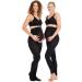 Herzmutter Maternity Tights 80DEN - Opaque Matt Black - Comfortable & Stylish Maternity Leggings - Buy Single or Set of 2 - Buy Online on SooperMarket.com