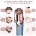 Gurelax Facial Hair Removal for Women - Rechargeable Painless Hair Remover with 2 Replacement Heads - Lady Face Electric Razor for Upper Lip, Chin, Mustache - Buy Online on SooperMarket.com