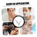 Mikinona Eyebrow Shaping Tool - Premium Manual Razor for Men's Grooming | Face & Beard Shaver Steel Folding Razor for Perfect Hairdressing - Buy Online on SooperMarket.com