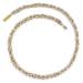 EnerMagiX Titanium Steel Magnetic Necklace for Women or Men Stainless Steel Necklaces with Magnets Father's Day Gift for Dad Husband (Silver-Gold)