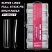 AORAEM Extra Long Square Nail Tips - 240PCS XXXL Clear Full Cover Fake Nails for Acrylic Nails | 12 Sizes Tapered Square Press-On Nails with Box - Perfect for Salons & DIY Home Use - Buy Online on SooperMarket.com