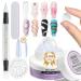 MIZHSE 60g/2.1oz Solid Builder Gel for Nail 4 in 1 Clear Sculpture Solid Nail Extension Gel for Nail Non-Sticky Hand Builder Gel Carving Gel Modeling Nail Art Gel Solid Clear Builder Gel