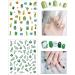 16 Sheets 3D Nail Stickers with Tweezer - Self-Adhesive Floral Nail Decals for Women Kids & Girls | Stylish Manicure Accessories - Buy Online on SooperMarket.com
