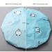 2 Piece Waterproof Shower Hood Bath Cap for Women - Reusable Elastic Hair Cap in Blue & Gray | Ideal for Bathing and Spa - Buy Online on SooperMarket.com