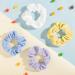 Whaline Macaron Theme Big Velvet Hair Scrunchies - 12 Ice Cream Colors for Girls & Women - Buy Online on SooperMarket.com