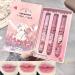 Mrettick 3 Colors Jelly Lipstick Tinted Lip Gloss Heart Shape Lip Stain Mirror Hydrating Jelly Love Lipstick Long Lasting Moisturizing Tinted Lip Balm Non-sticky (A)