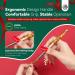 Saviland Christmas Acrylic Nail Brush Set - 4PCS Nail Art Brushes for Acrylic Powder & Liquid Monomer - Glitter Nail Art Tool for Manicure - Women's Gift Set (Size 6/10/12/14) - Buy Online on SooperMarket.com