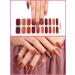 Kalolary 20PCS Nail Gel Polish Strips Full Wraps Nail Polish Stickers Cured Gel Nail Strips Self-Adhesive Gel Nail Wrap Stickers Decals with Nail File and Stick(UV/LED Lamp Required) (NJTZ-NG200266) - Buy Online on SooperMarket.com
