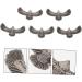 EXCEART Bag Making Supplies 5pcs Rivet Silver Accessories Brass Fittings Leather Kit Leather Rivets Screw Round Head Button - Buy Online on SooperMarket.com