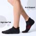 FITRELL Men's 6 Pack Ankle Running Socks Low Cut Cushioned Athletic Sports Socks Black+Red - Size 9-12 - Buy Online on SooperMarket.com