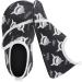 JIASUQI Kids Water Shoes - Quick Dry Barefoot Aqua Socks for Beach & Pool | Black Shark Design | Size 8.5/9 UK Child - Buy Online on SooperMarket.com