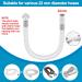 Short Tube Assembly & Frame for Airfit P10 - Hose & Frame Supplies with Elbow and Swivel - Buy Online on SooperMarket.com