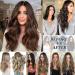 Pearl Blonde Long Wavy Clip in Hair Extensions - 4pcs Synthetic Full Head Hair Pieces for Women - Buy Online on SooperMarket.com