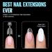 TOMICCA Short Oval French Nail Tips - 240pcs Natural Matte False Nails for Acrylic Extensions | Half Cover Artificial Nail Tips in 15 Sizes | Salon Quality Half Cover-Short Oval - Buy Online on SooperMarket.com