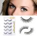 Cuckoo Lashes Kit-04: 5 Pairs 3D Faux Mink Eyelashes with Glue - Reusable, Natural Look False Eyelashes for Women - Buy Online on SooperMarket.com