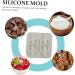 PRETYZOOM Soap Mold Silicone Baking Molds De para Gelatinas Cake Mold Cacti Silicone Mold Silicone Fondant Moulds Tropical Themed Molds Chocolate Silicone Tropical Silicone Hawaii Cactus medium Blue - Buy Online on SooperMarket.com