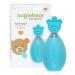 oogiebear Bulb Aspirator  The Safe Baby Nose Sucker | Baby Nasal Aspirator for Newborn Infants and Toddlers | BPA Free Clear Nose Baby Booger Sucker - Blue 1 Blue Bulb
