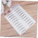 NOLITOY 2pcs 3d Eyebrow Stickers Eyebrow Makeup Kit Eyebrow Transfer Stickers Template Eyebrow Trimming Miss - Buy Online on SooperMarket.com