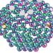 Beadsland 1440 pieces flat back rhinestones nail crystals rhinestones for nails green volcano SS20 (4.6-4.8mm) green volcano SS20/1440pcs