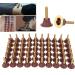 60 Pieces Self-Adhesive Moxa Sticks - Pure Moxa Cones for Pain Relief | Moxibustion for Cervical Spondylosis Shoulder Neck & Waist - Buy Online on SooperMarket.com