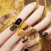 Lusofie 30Pcs 3D Star Rhinestone Nail Charms - Silver & Gold Alloy Star Gems for Nail Designs - DIY Nail Accessories - Buy Online on SooperMarket.com
