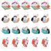 Valiclud 20 pieces metal cat charms enamers cat design trailer cartoon kitty supporter alloy animal trailers hang charms for jewelry diy