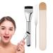 Teksome Foundation Makeup Brush - Flat Head Concealer Foundation Brush Smooth Application Makeup Tool for Travel Business Trip Home Dormitory