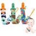 Yatlouba Baby Pacifier Clips | Fabric Pacifier Clamps for Girls & Babies | Secure & Durable Bite Toys - Buy Online on SooperMarket.com