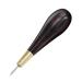WUTA Stitching Awl Diamond Shape Awl Ebony Blackwood Handle Leather Craft Sewing Awl Kits Handmade Sewing Tools DIY Stitcher Taper  3mm 1pcs Small