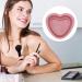 Veeteah Silicone Makeup Brush Cleaner Bowl - Heart Shape Silicone Make up Brush Cleaner - Portable Washing Tool for Brushes Sponges Brush Cleaning Pad pink - Buy Online on SooperMarket.com