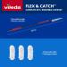 Vileda Flex & Catch Duster | Heavy Duty Dusting Kit with 3 Disposable Duster Refills | Extendable 3 Ft Handle with Stay-On Duster Hook | Traps 3X More Dust Than Feather Dusters Dusting Kit + 3 Duster Refills - Buy Online on SooperMarket.com