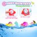 EUCOCO Dinosaur Bath Toys for 1-5 Year Old Boys and Girls - Light Up Toddler Bath Toys - Perfect Birthday Gifts for Kids - Colorful and Fun - Buy Online on SooperMarket.com
