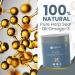 Atlantic Seal Oil Omega 3 1000mg Capsules - Made In Canada Rich in DHA DPA EPA - Natural Supplement to Support Heart Health & Manage Cholesterol Level - Alternative to Cod Liver & Krill Oil - 120 softgels - Buy Online on SooperMarket.com