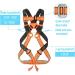 HeeJo Kids Body Youth Safety Zipline Climbing Belt - Orange (8-14 Years) - Buy Online on SooperMarket.com